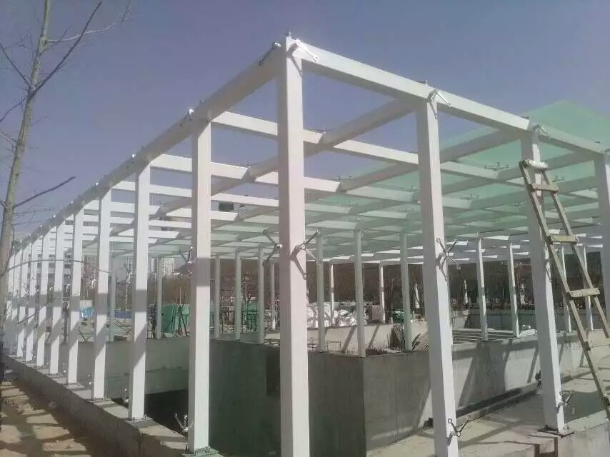 西安鋼結構雨棚夾膠玻璃